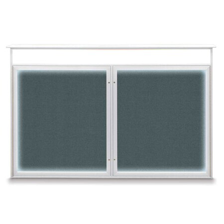 United Visual Products Open Faced Traditional Rounded Corkboard UV647ARC-GOLD-APRICOT